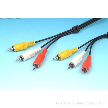 AV CABLE-3RCA/3RCA